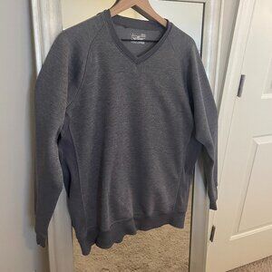 Under Armour Men's V Neck Loose Coldgear Fleece Golf Sweater Sweatshirt L